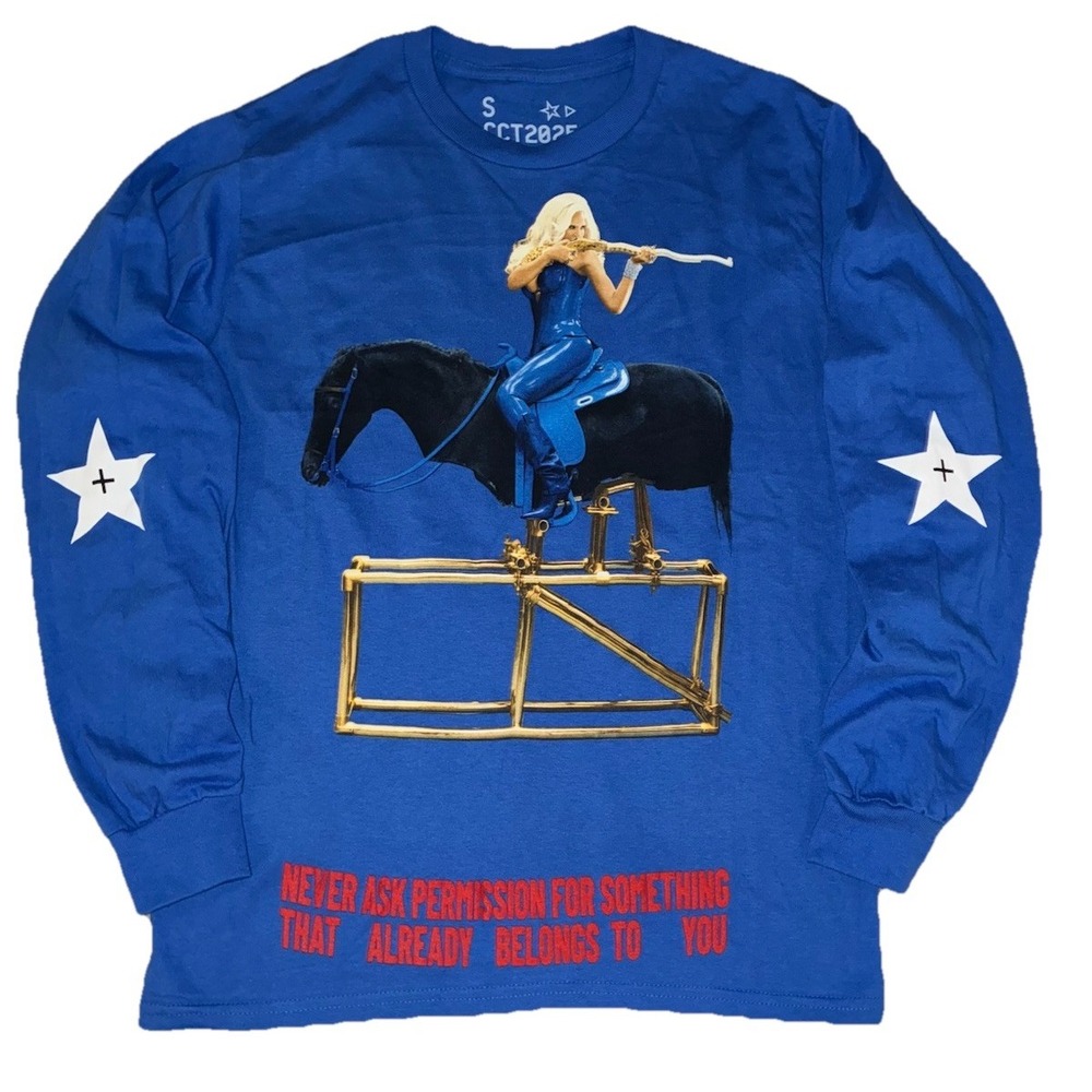 Beyonce American Requiem Long Sleeve S Cowboy Carter Tour 2025 Merch NEW‎ *flaws